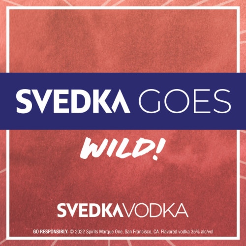 SVEDKA Peach Flavored Vodka Perspective: top