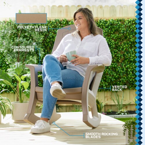 Semco plastic rocking chair clearance