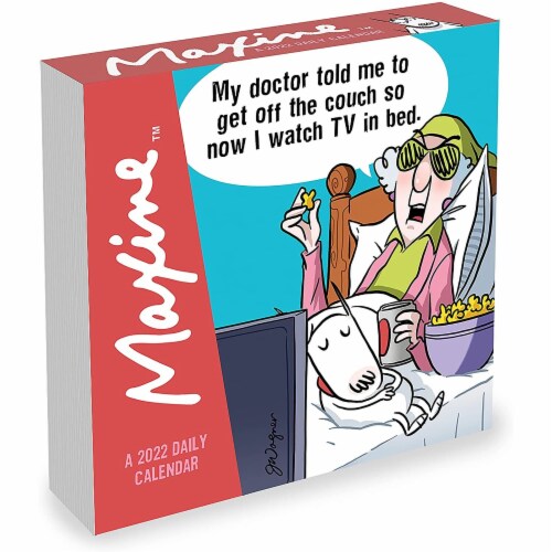 2022 Maxine Daily Desktop Calendar by TF Publishing Perspective: top
