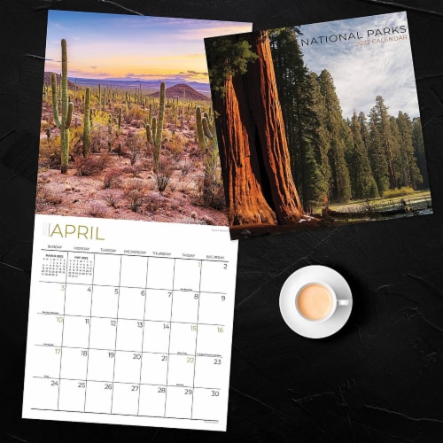 2022 National Parks Wall Calendar by TF Publishing Perspective: top