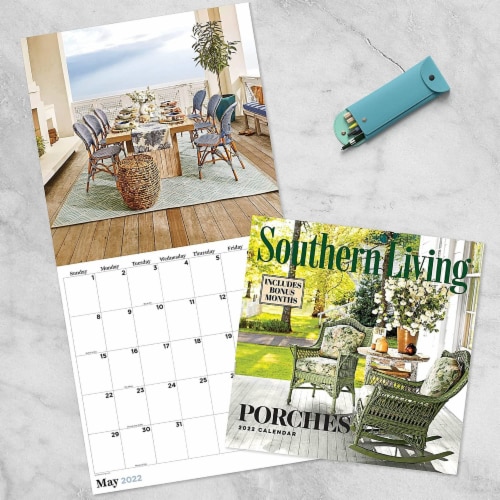 2022 Southern Living: Porches Wall Calendar by TF Publishing Perspective: top