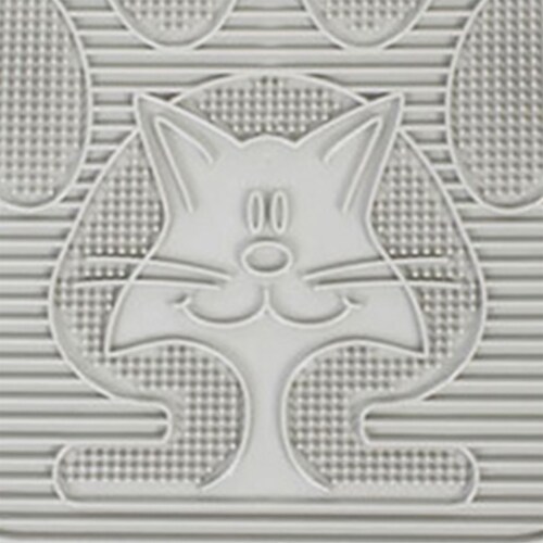 Omega Paw Paw Cleaning Litter Box Mat for Cats, Clean Floor and Carpet,  Grey, 1 Piece - Harris Teeter