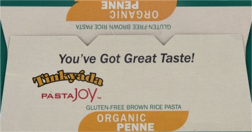 Tynkyada Organic Brown Rice Penne Pasta Perspective: top