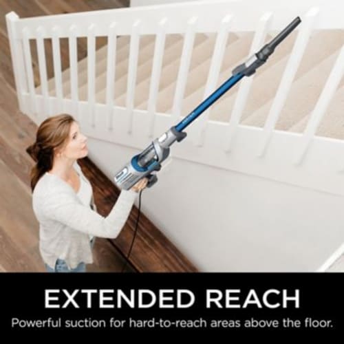 Shark® Vertex™ UltraLight™ DuoClean® PowerFins Corded Stick Vacuum w/ Self-Cleaning Brushroll Perspective: top