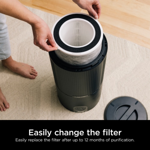Shark® MAX Air Purifier with True HEPA - Black Perspective: top