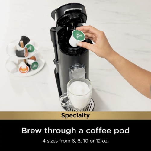 Ninja Single-Serve Pods & Grounds Coffee Maker Perspective: top