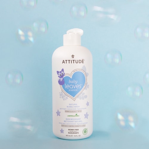 Attitude® Baby Leaves™ Good Night Bubble Wash Perspective: top