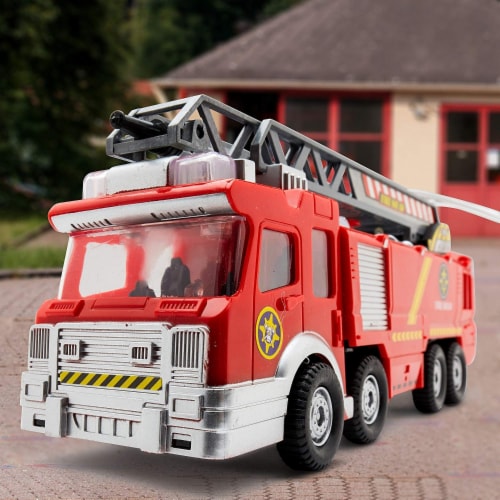 Toy fire truck with lights best sale and sirens