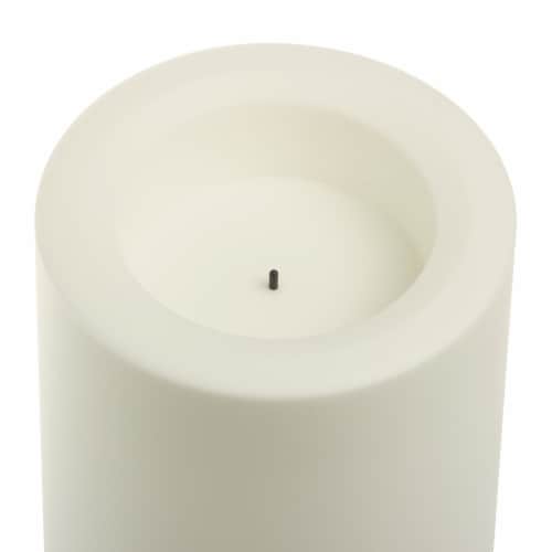 Sterno Home Smooth Pillar Candle - Cream Perspective: top