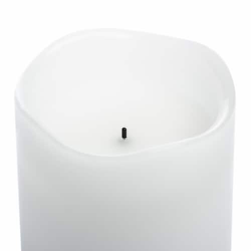 Sterno Home LED Wax Candle - White Perspective: top