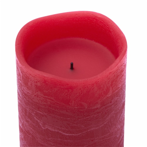 Sterno Home Pillar Candles - Red Perspective: top