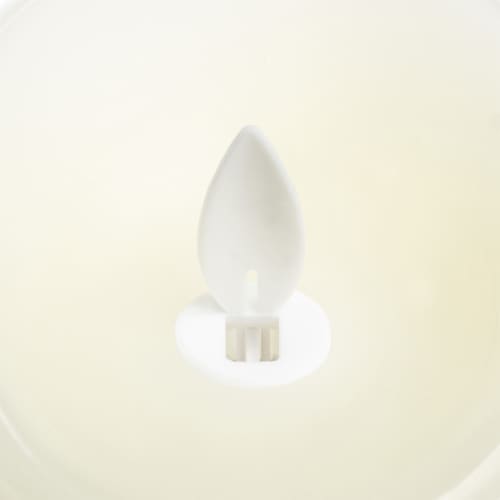 Sterno Home iFlicker Flameless LED Wax Pillar Candle - Cream Perspective: top
