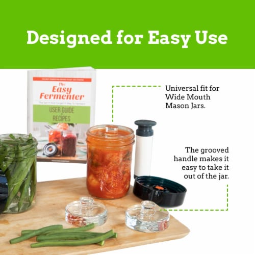 Nourished Essentials 4-Pack Fermenting Weights for Pickling & Canning Perspective: top