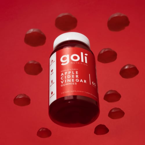 Goli Nutrition Apple Cider Vinegar Gummies Perspective: top