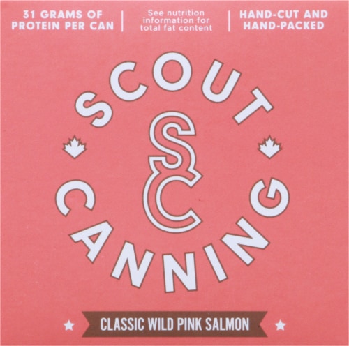Scout Skinless & Boneless Wild Pink Salmon Perspective: top