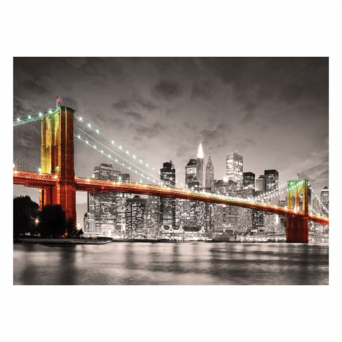 Eurographics Inc City Collection New York City Brooklyn Bridge Puzzle Perspective: top