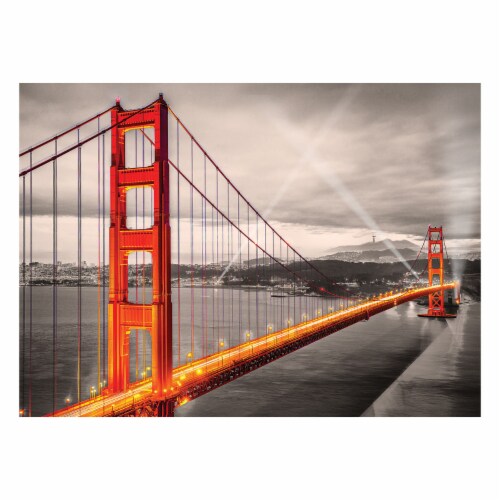 Eurographics Inc City Collection San Francisco Golden Gate Bridge Puzzle Perspective: top