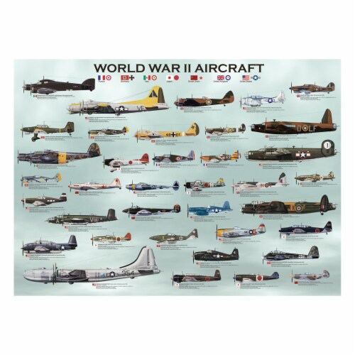 Eurographics Inc WWII Aircraft Puzzle Perspective: top