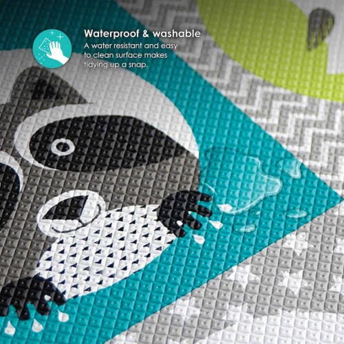 bbluv B0130 Multi Reversible Playmat - Tiles Perspective: top