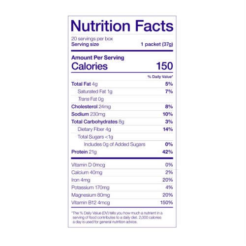 Human Improvement Vanilla Protein Powder Plant Based and Cricket Protein 15 Serving Bag Perspective: top