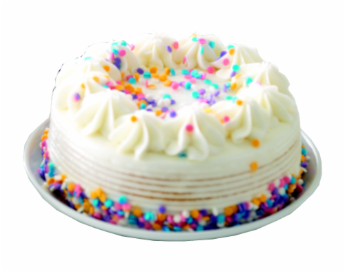 Charlotte's Vanilla Celebration Cake Perspective: top