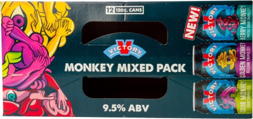 Victory Brewing Company® Mystical Monkey Craft Beer Mixer Pack Perspective: top