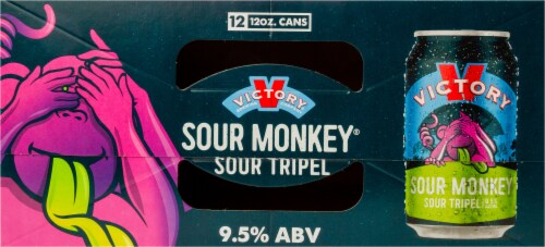 Victory® Brewing Company Sour Monkey® Sour Tripel Perspective: top