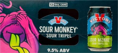 Victory® Brewing Company Sour Monkey® Sour Tripel Perspective: top