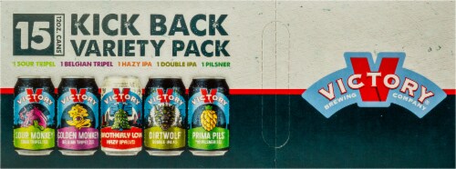 Victory® Brewing Company Kick Back Craft Beer Variety Pack Perspective: top