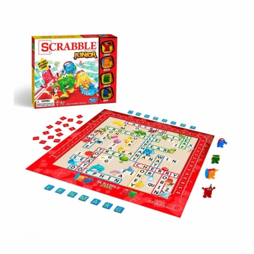 Hasbro B0325 Scrabble Junior Board Game Perspective: top