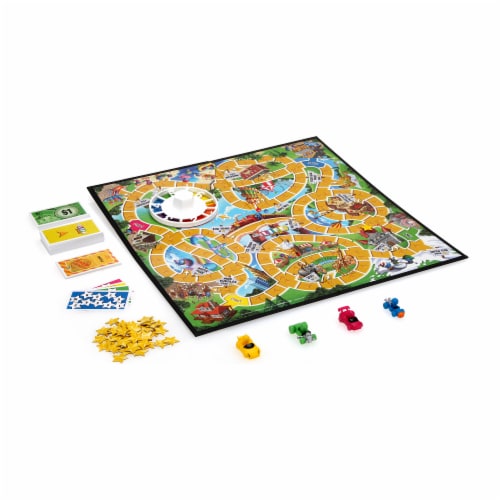 Hasbro The Game of Life Junior Game Perspective: top