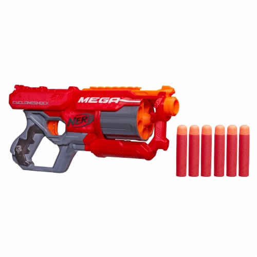 Nerf N-Strike Elite Mega Cycloneshock Blaster Perspective: top