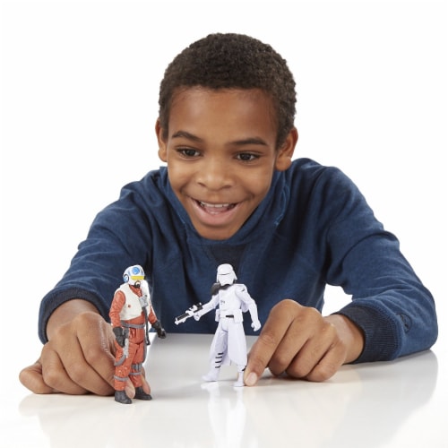 Star Wars: The Force Awakens 3.75 Inch 2 Pack Snap Wexley and First Order Snowtrooper Officer Perspective: top