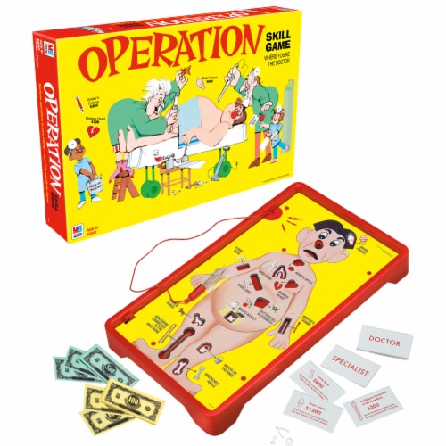 Hasbro Gaming® Operation® Classic Board Game Perspective: top