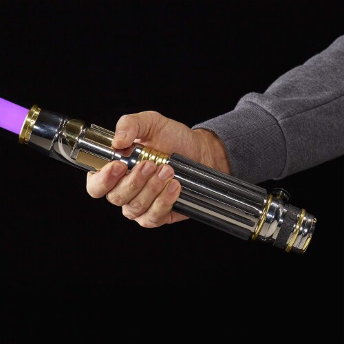 Star Wars The Black Series Mace Windu Episode III Force FX Lightsaber Perspective: top