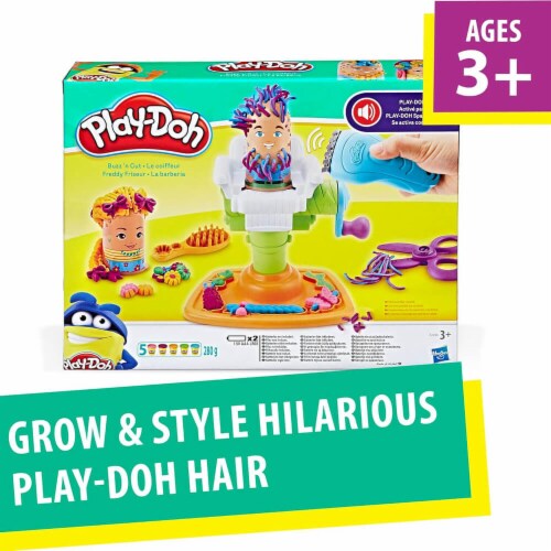 Hasbro E2930 Play-Doh Buzz N Cut Toy Set with Electric Buzzer Perspective: top