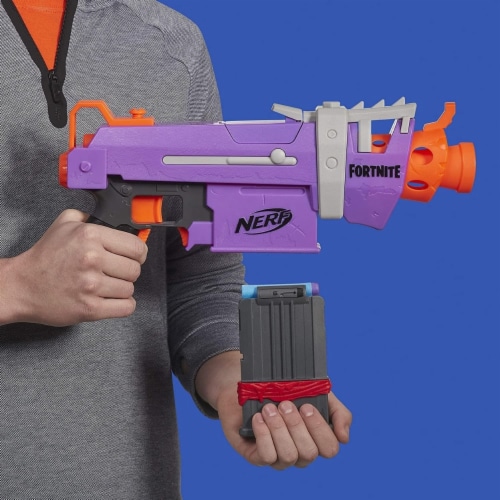 Nerf Fortnite SMG-E Blaster Perspective: top