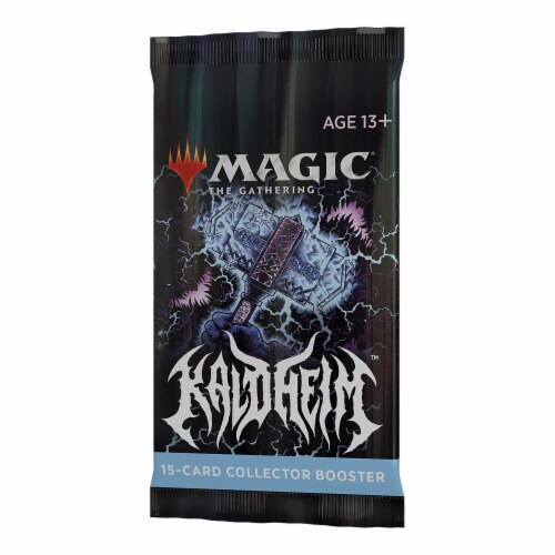 Magic: The Gathering Trading Card Game - Kaldheim Collector Booster Perspective: top