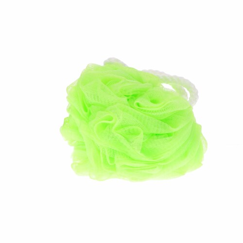 Bradford Soap Nikki's Secret® Green Mesh Bath and Shower Sponge Perspective: top