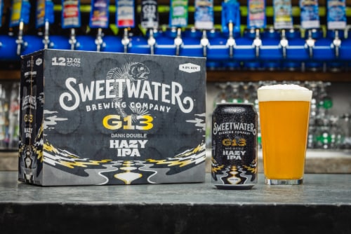 SweetWater Brewing Company 420 Strain G13 Perspective: top