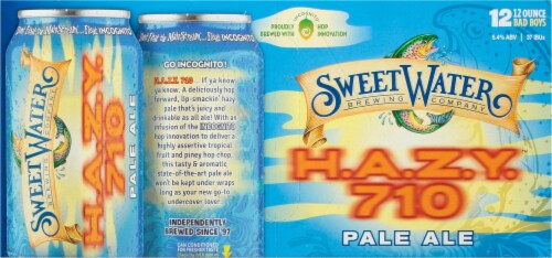 SweetWater Brewing Co.® H.A.Z.Y. 710 Pale Ale Beer Perspective: top