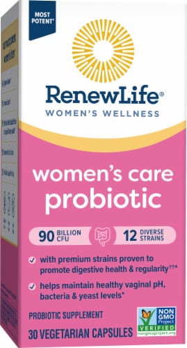 Renew Life Women's Probiotic Capsules Perspective: top