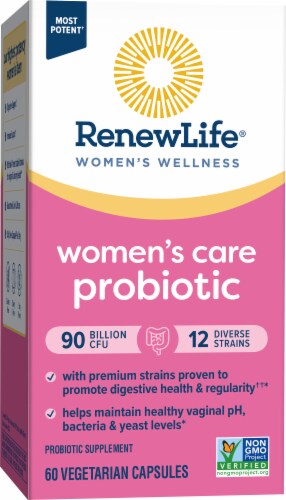 Renew Life Women's Probiotic Capsules Perspective: top