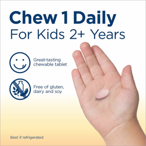 Renew Life Kids Chewable Probiotic Tablets Perspective: top