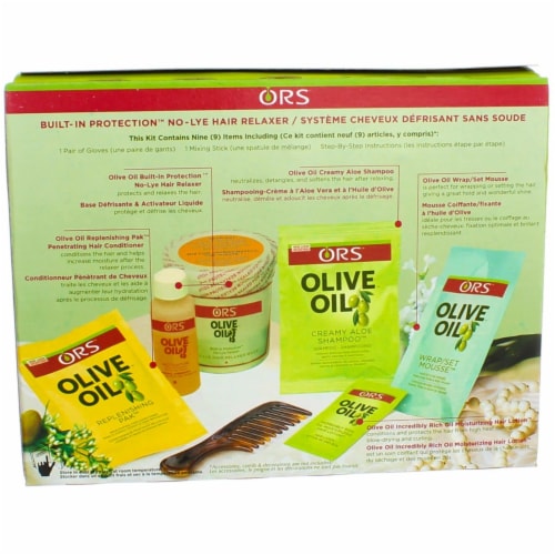 ORS™ Normal Olive Oil No-Lye Hair Relaxer Perspective: top