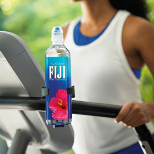 FIJI Natural Artesian Bottled Water Perspective: top