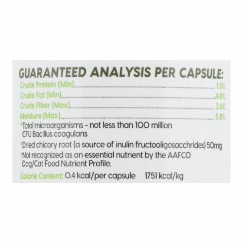 Ark Naturals Gentle Digest for Dogs and Cats - 60 Capsules Perspective: top