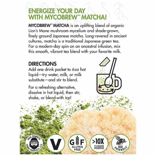 Host Defense® Mushrooms™ MycoBrew™ Matcha Mix Perspective: top