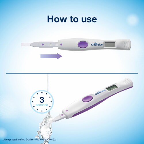 Clearblue Advanced Digital Ovulation Test Perspective: top