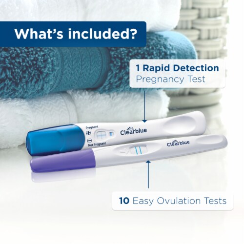 Clearblue Ovulation and Pregnancy Test Complete Starter Kit Perspective: top